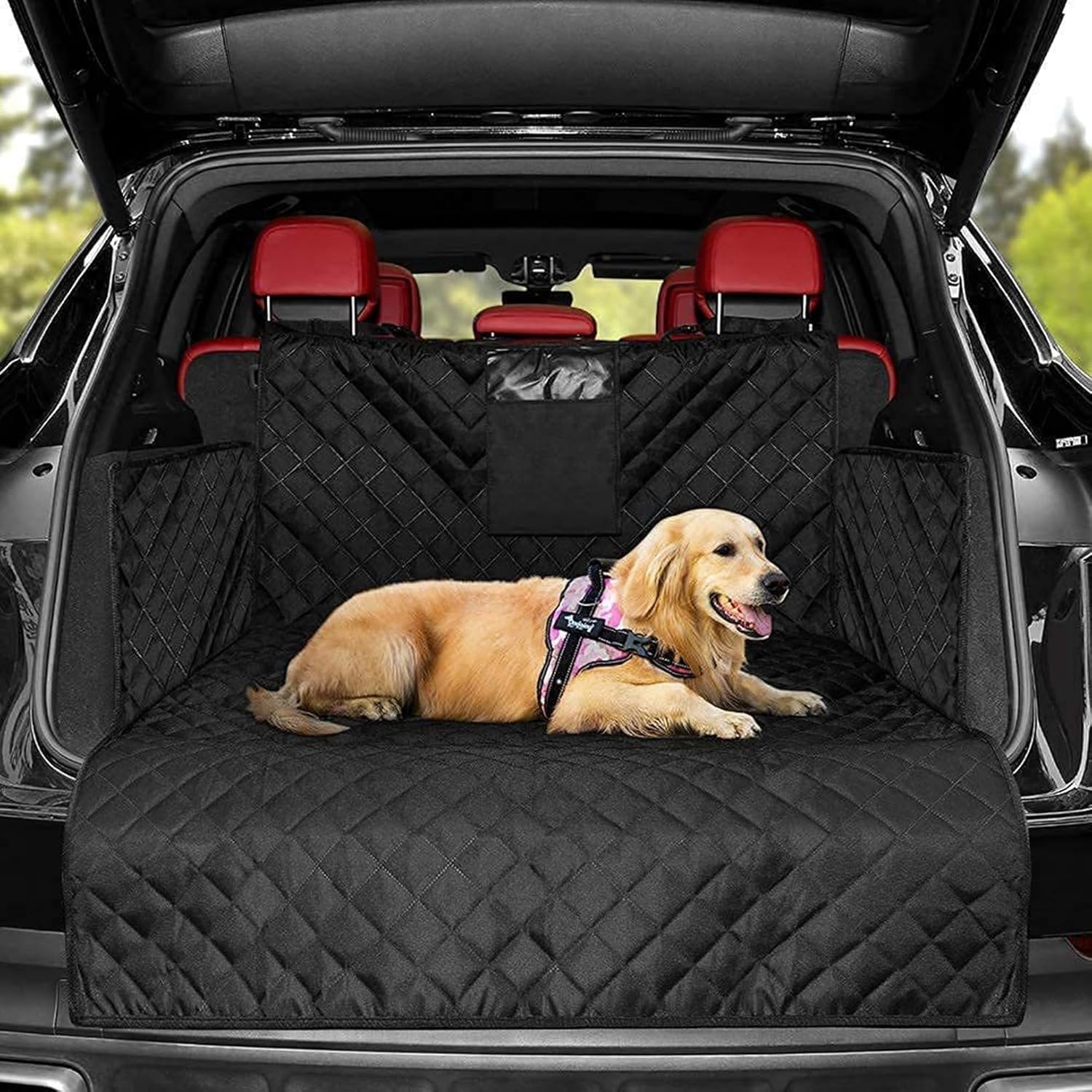 犬用カーシート 全種犬用 ペット用 トランクシート トランクマット ペットおでかけ用品 車用ペットシート 全車種 耐久 清潔簡単 水洗い可能 型崩れしない SUV用 換毛期 犬ドライブ ?外活?犬 1