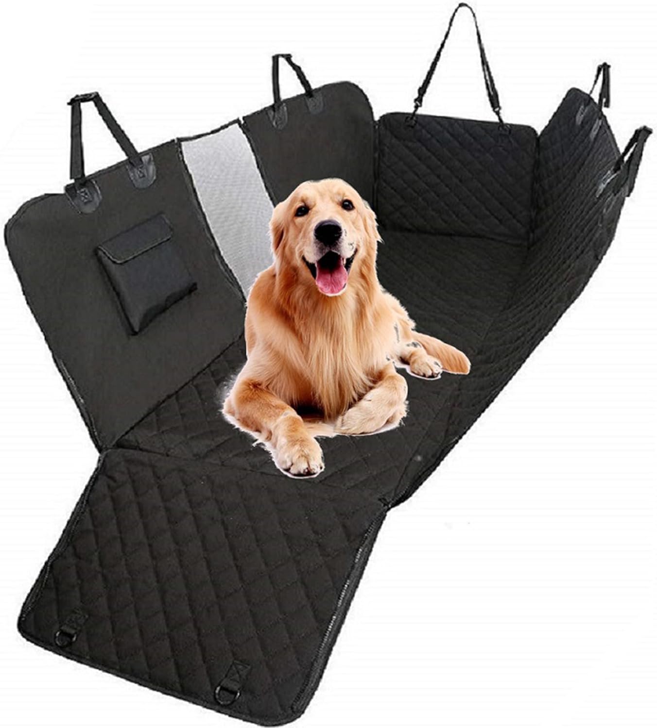 犬用カーシート ペットカーシート ペットドライブシート ペット用 車犬カーシート 車用ペットシート シートカバー 全車種対応 車載用 メッシュ窓付き 耐摩 汚れにくい 可視 丈夫 飛び出し防止