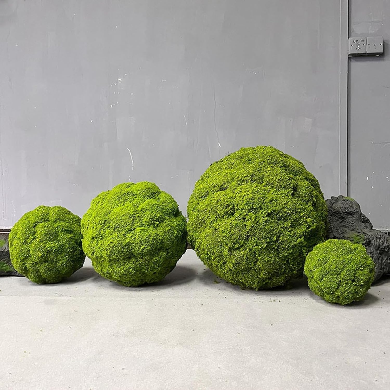 コケ玉 人工観葉植物 フェイクグリーン フェイク植物 造花 屋外 オフィス インテリア インテリアグリーン 大型 グリーナリーライフ プレゼント 引っ越し祝い 結婚 父の日 枯れない 水やり不要 世話|サステナライフ