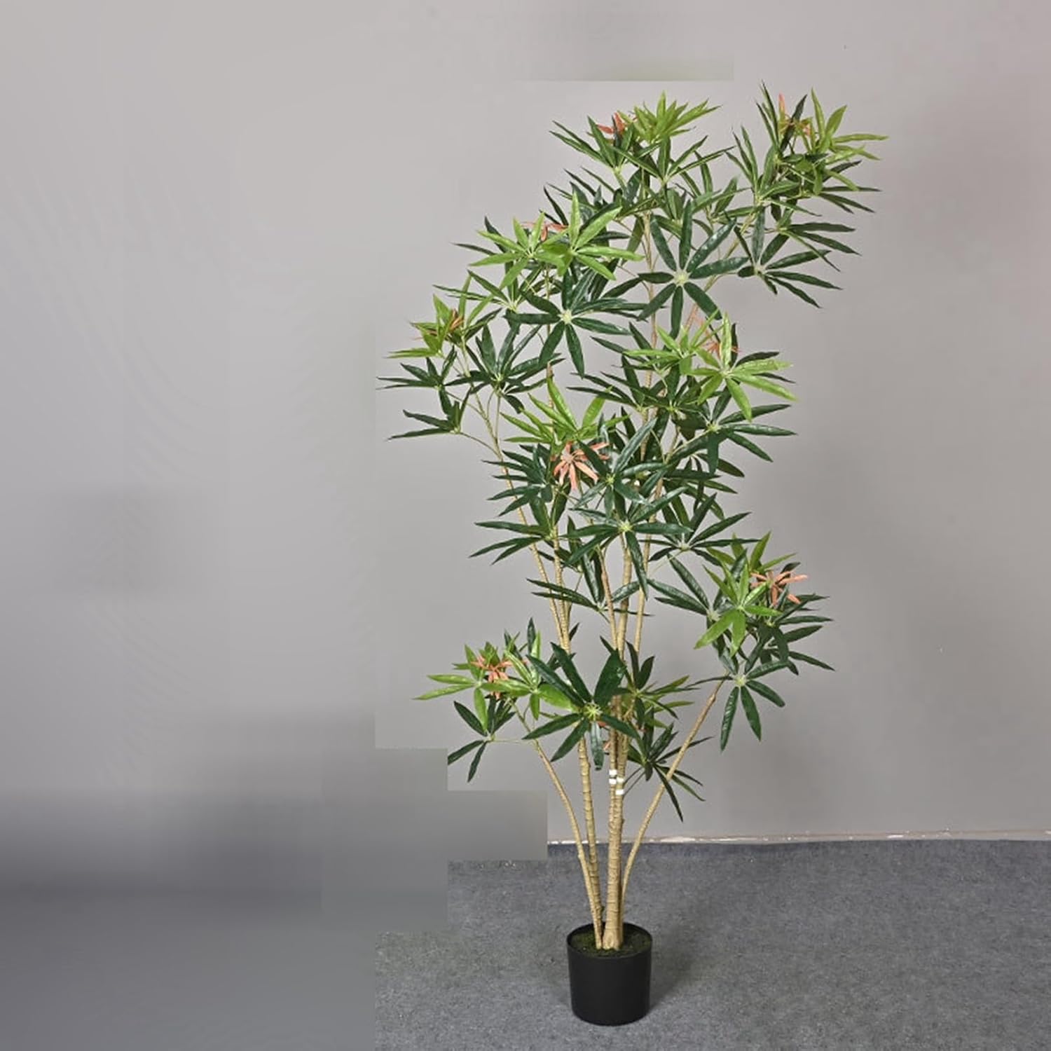 アオキ 人工観葉植物 フェイクグリーン 観覧植物 造花 ホテル リビング ルーム 部屋に置く植物 窓辺 大型 グリーナリーライフ 装飾り お祝い デコ用 枯れない 水やり不要 世話いらず