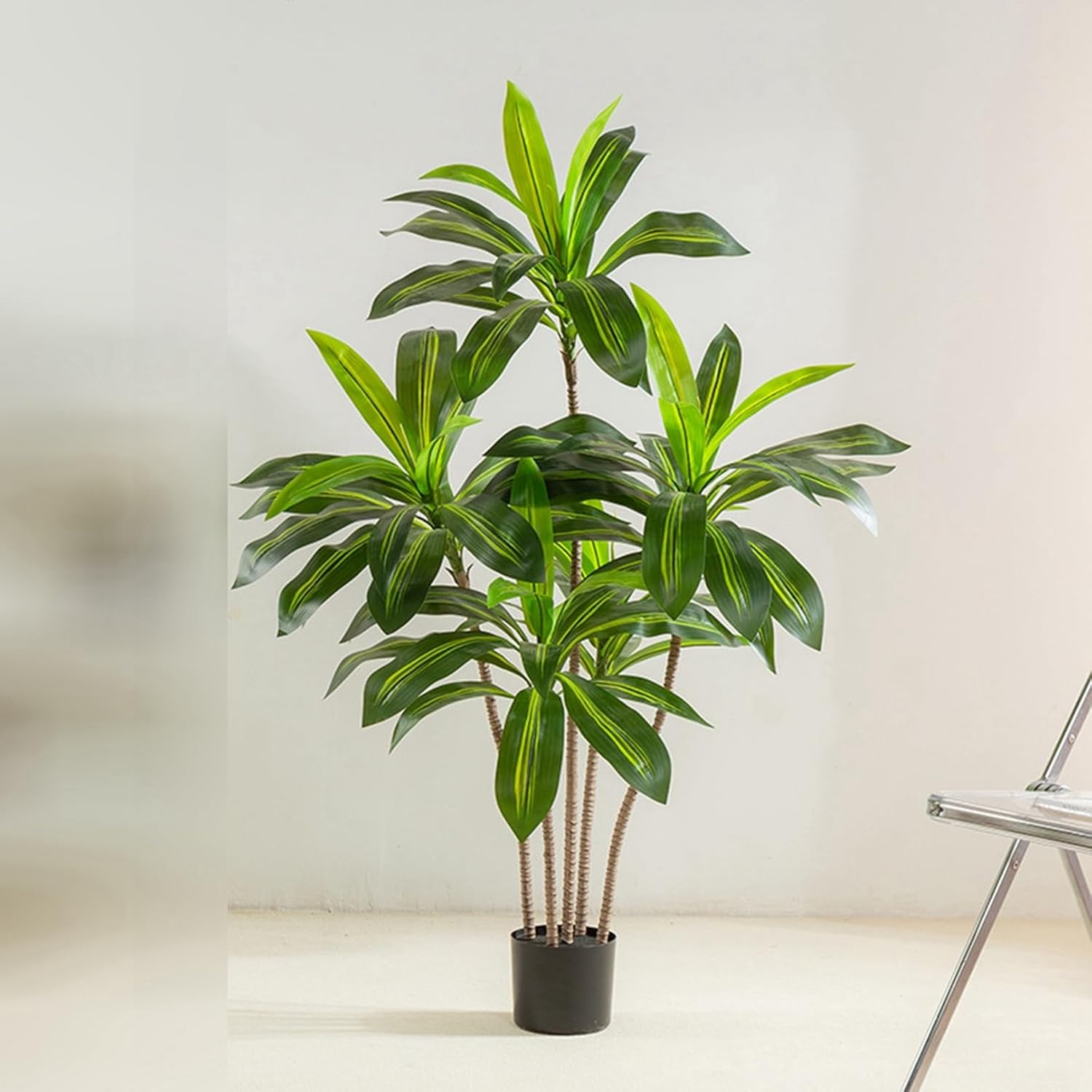 人工観葉植物 フェイクグリーン ブラジルウッド 観葉植物 造花 インテリア雑貨 ウェディングセンターピース 大型 モダン空間に最適 装飾り お祝い デコ用 枯れない 水やり不要 世話いらず|サステナライフ