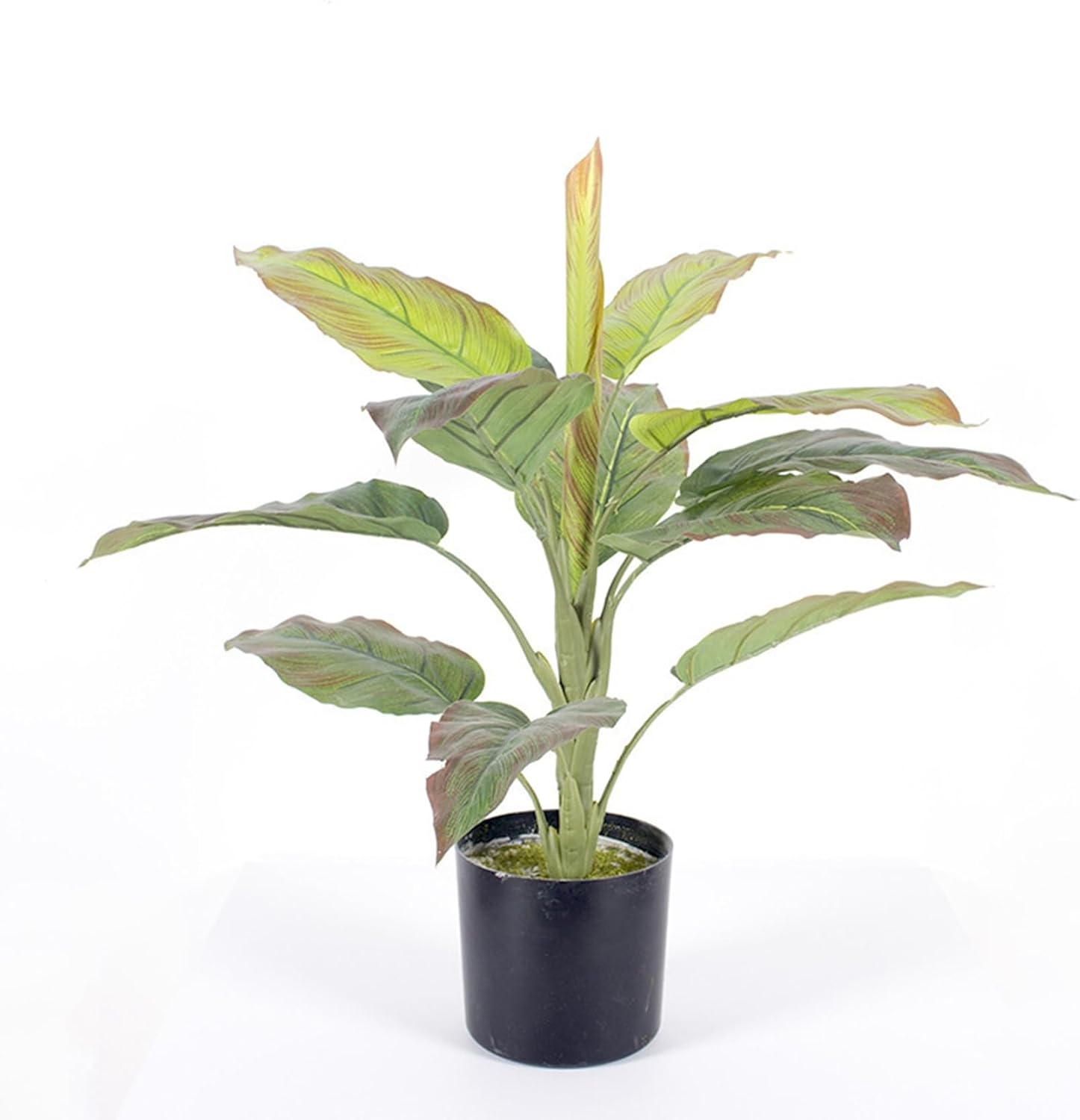 人工観葉植物 シンプル 鉢付き 大型 造花 人工盆栽 ホテル リビング ルーム 部屋に置く植物 窓辺 フェイクグリーン 装飾り お祝い デコ用 グリーナリーライフ お世話不要 お手入れやすい