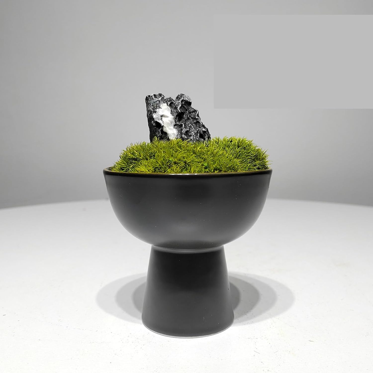 禅風 ミニ 卓上 永生苔 ガーデン カフェ キッチン ベッドルーム 造花 フェイクグリーン 人工観葉植物 装飾り お祝い お世話不要 お手入れやすい 長持ち リアル モダン空間に最適 ギフト向け｜サステナライフ
