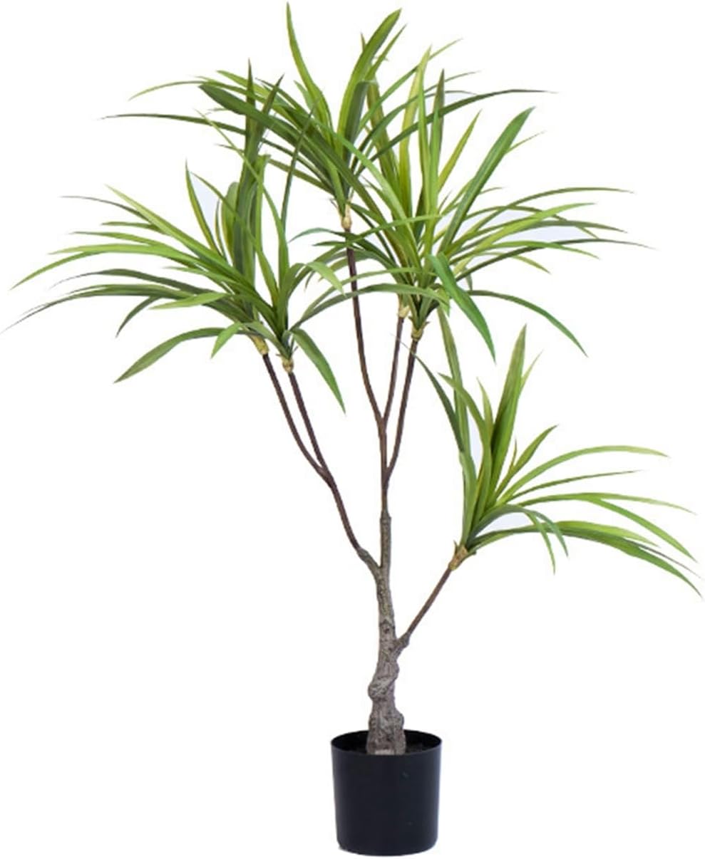 人工観葉植物 フェイクグリーン ドラセナ 観葉植物 造花 屋内 屋外 ガーデン エントランス 玄関 ホーム 大型 モダン空間に最適 装飾り お祝い デコ用 お世話不要 お手入れやすい