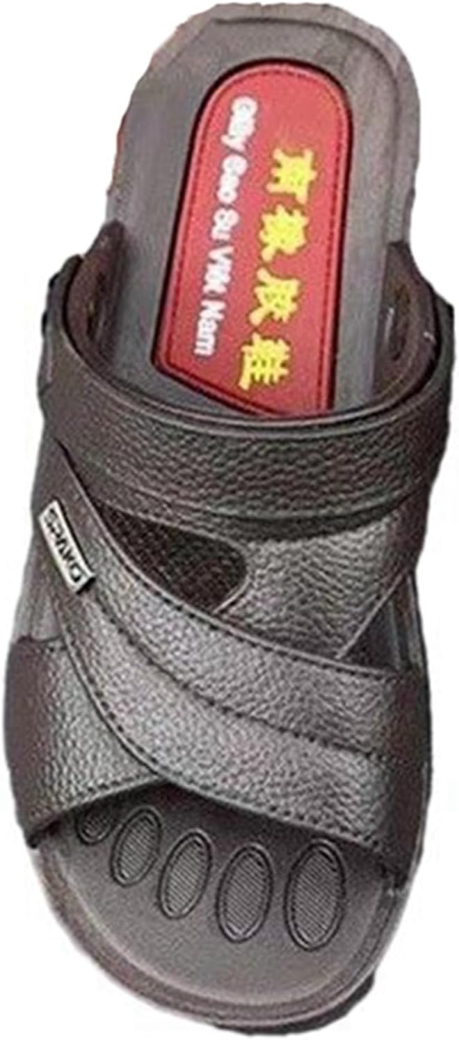 2way オフィスサンダル ルームシューズ 父の日プレゼント 社内 フォーマル 夏用 メンズ コンフォート ノンスリップ 日常着用 通気性 スリッパ 丈夫 柔らかい トレンド ファッション 26.5