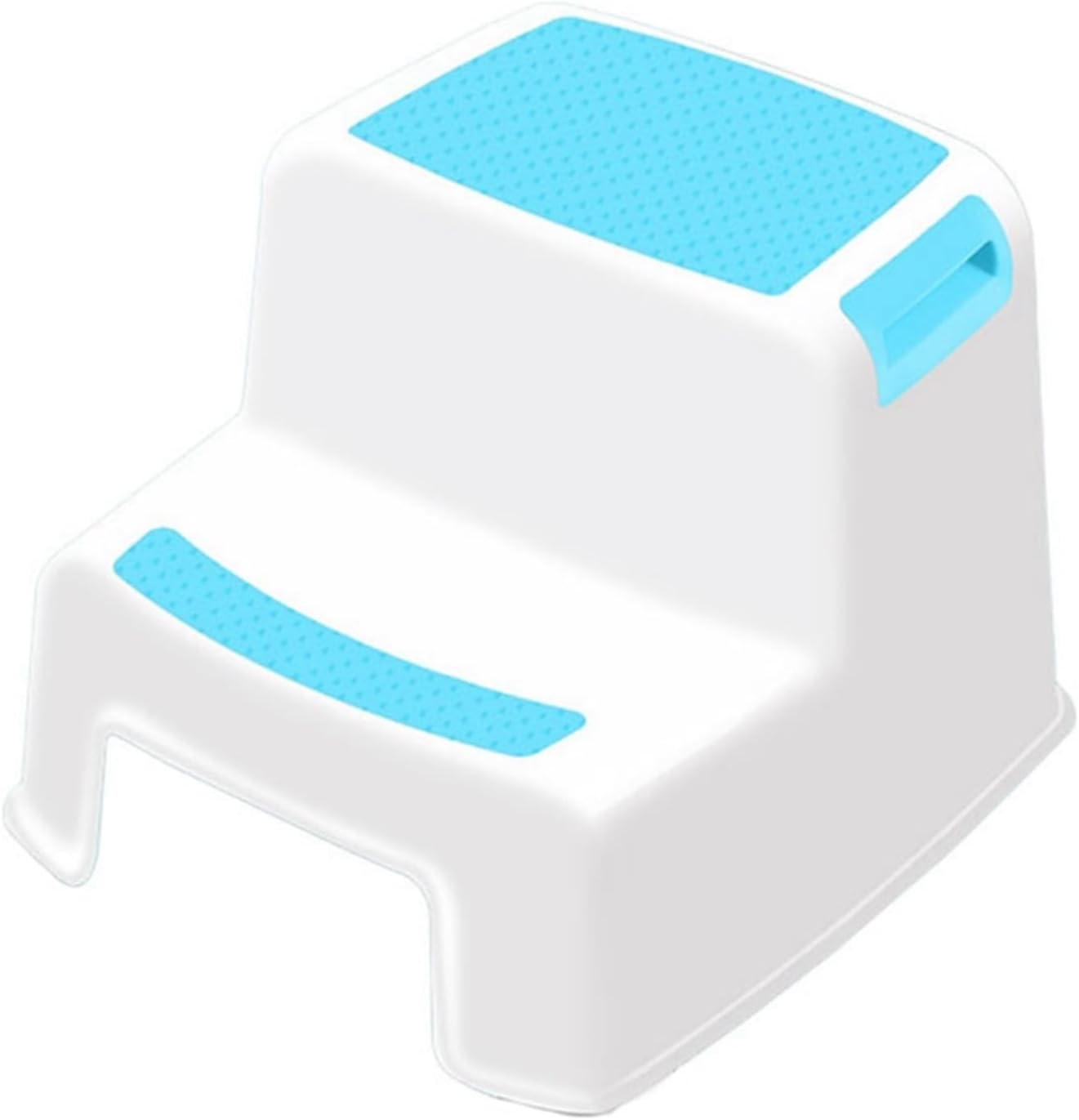 踏み台 プラスチック 2段 青色 収納簡単 子供 大人 子ども レイクグリーン ステップ ステップスツール 洗面所 キッチン トイレ お風呂用 滑り止め プラスチック 腰掛けシンプル 手洗いマット 安