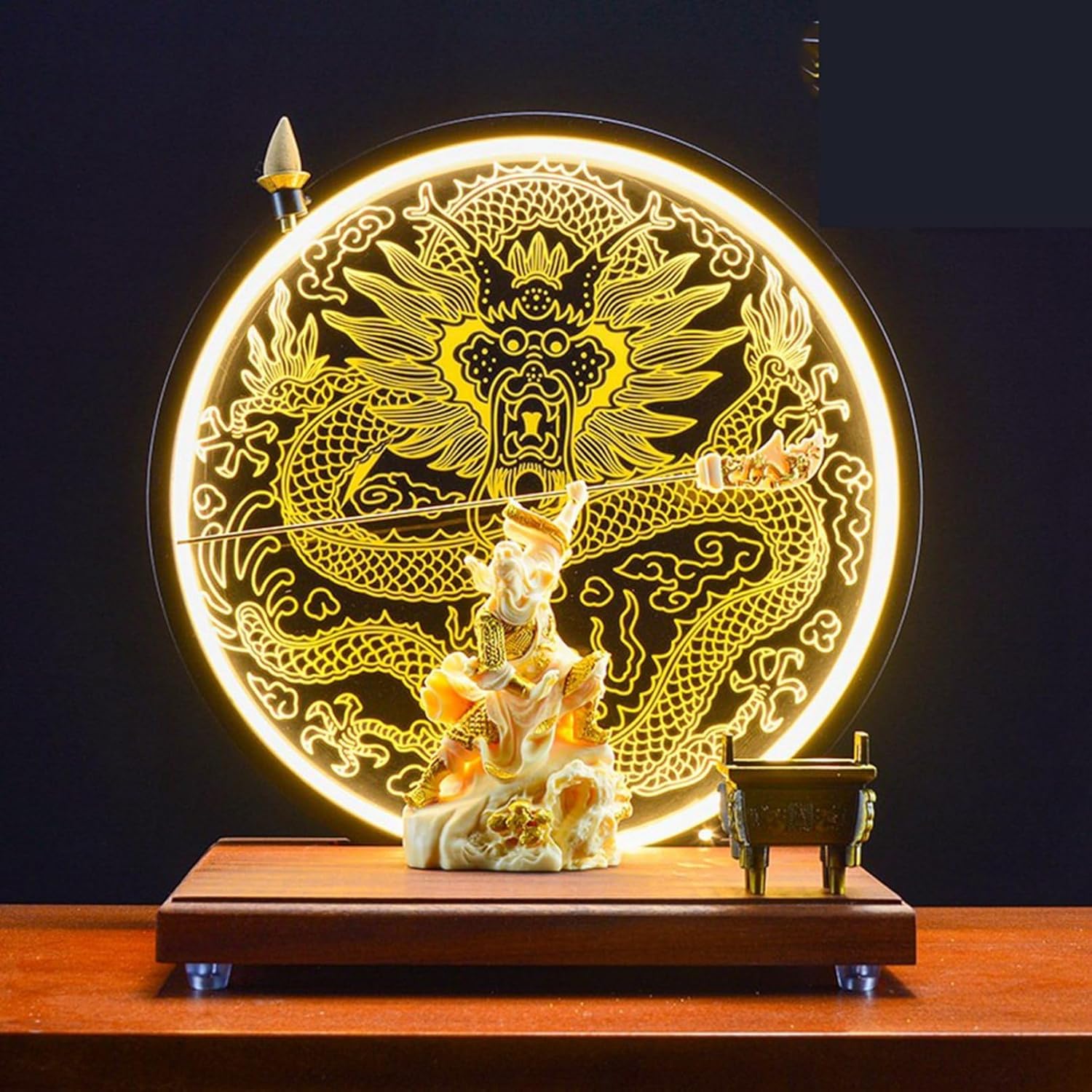 倒流香炉 武財神 関羽像 関雲長 関帝像 関公像 仏像 神像 香具 香炉 飾りつけ 茶道具 お香立て 香道 禅 逆流香炉 暮らし向き引きあげる 金運引きあげる 厄除け 手当て 鎮宅 室内装飾 書房 瑜伽 思いいれる 御休み
