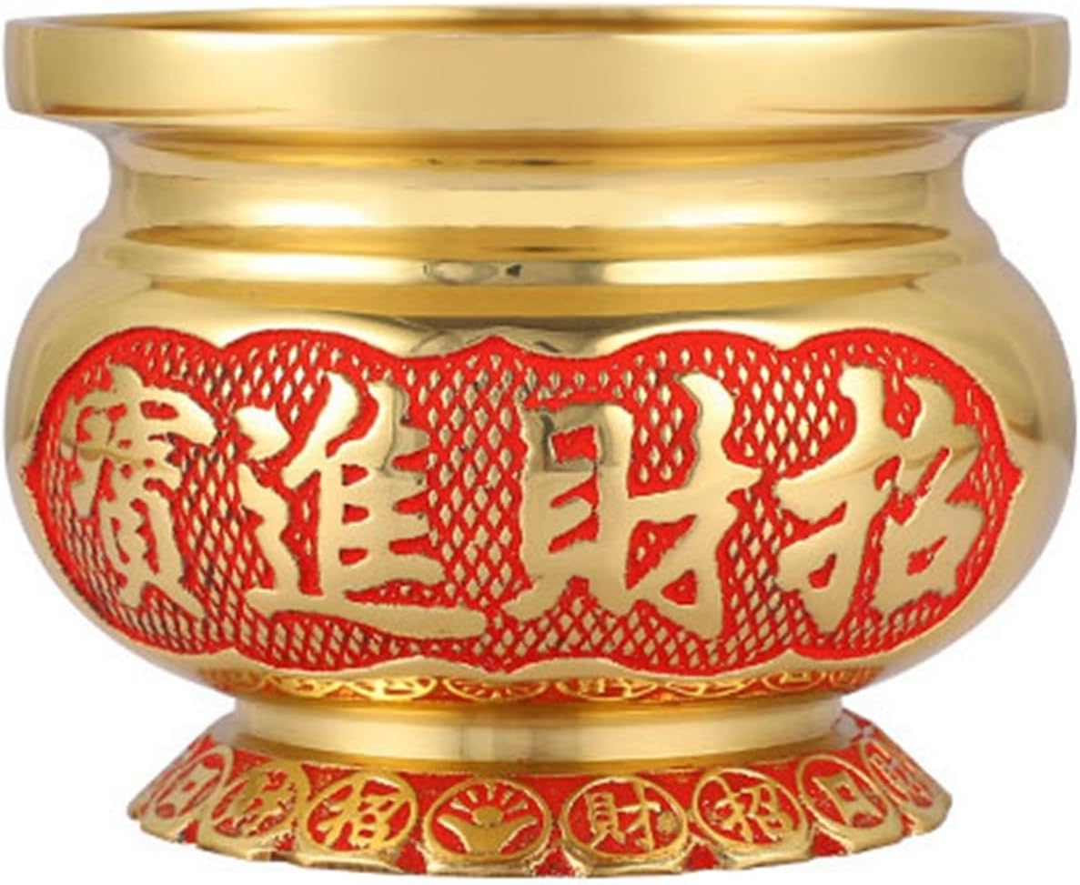 お香立て 香炉 三本足香炉 仏壇用香炉 線香立て 風水グッズ 金管楽器製 香皿 香具 香道用 灰がこぼれない 心を落ち着かせてくれる 癒しグッズ 飾りつけ 瑜伽 思い入れる 伸び伸びする 室内装飾 書室 差し上げ物 睡