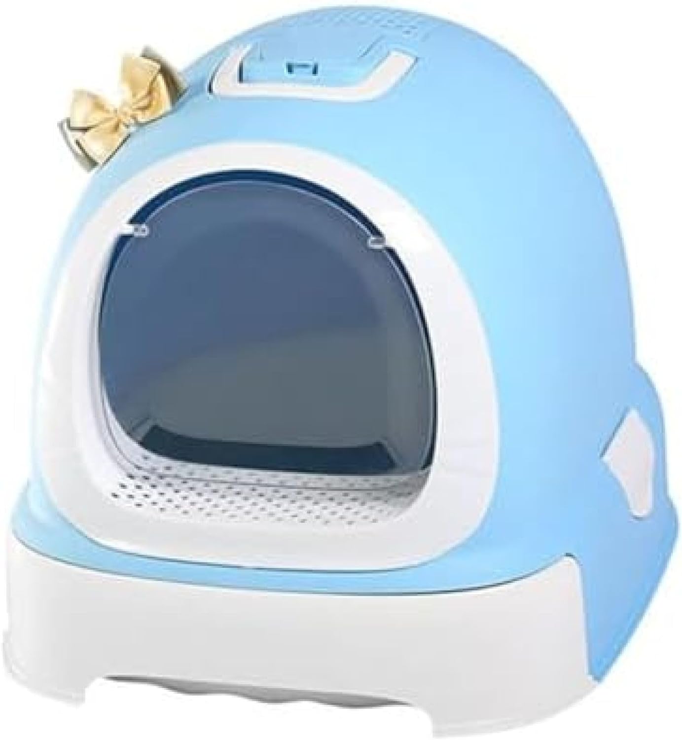 ペット ペットグッズ 猫用品 猫 トイレタリー用品 猫砂 トレーナー トイレ容器 猫用トイレ ネコ 猫トイレ 本体 キャット ふた付き 52*42*40 無地 ドーム型 取っ手つき 飛散防止 シンプル｜サステナライフ 27,065円