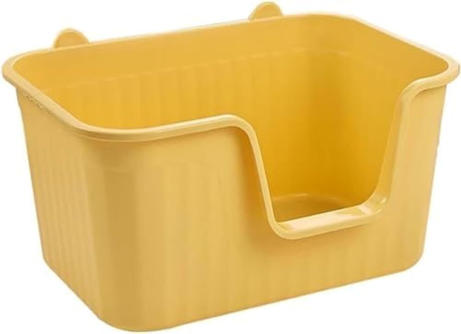猫用トイレ本体 ネコトイレ 大型 トイレ おしゃれ オープントップペットトイレトレイ猫トイレボックス飛沫防止耐久性のある室内猫用お手入れ簡単子猫トイレトイレハイサイド 半密閉型 猫砂|サステナライフ