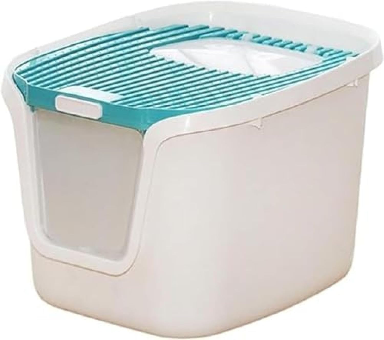 猫 トイレ 猫用トイレ本体 飛び散り防止 ニャンとも清潔トイレ コンパクト 耐久性 大型 上から 臭わない 砂落とし 大きい猫 広々サイズ トイレ 上から猫トイレ おしっこ ペット用品 (M グレー)｜サステナライフ 18,797円