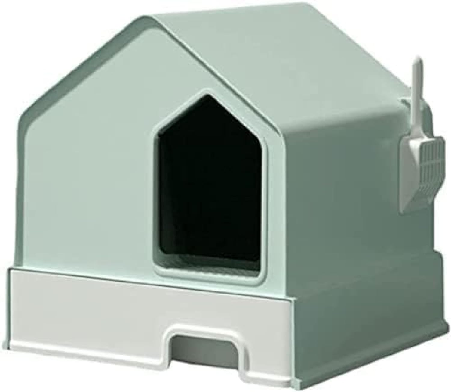 猫室内用便器 学生寄宿舎型 46x41x46糎 大型 猫用室内用便器本体 取り合わせ 抽き出し式 横から 今めかしい 猫用 室内用便器 猫砂飛散押しとどめる 丸洗い能力のある 掃き出す飾り気の無い 軽さ 愛玩動物用室内用便器 気が大きい猫 猫室内用便器 い