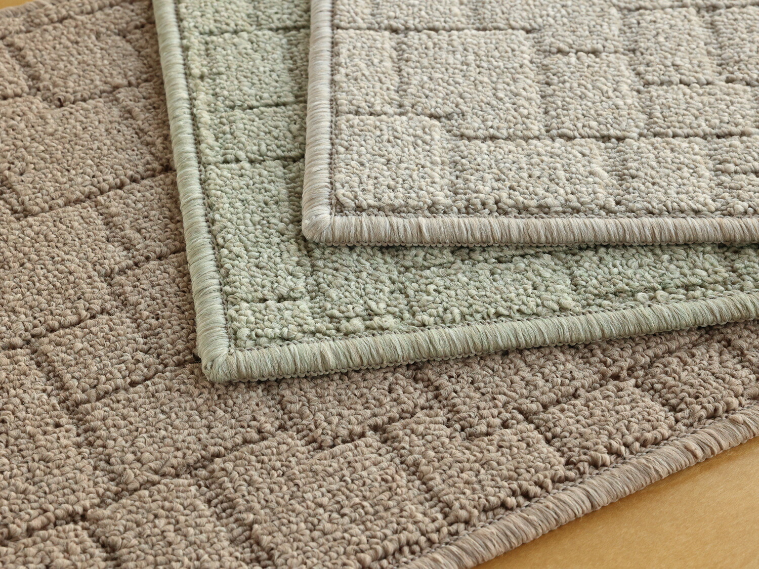 かっこ良いグリッド ロング引っ敷き 引っ敷き【大きさ：約95cm×350糎 廊下敷き】【日本製】防炎産業 制電産業 命のせんたく毛押しとどめる 床暖房装置相応うSmart Grid mat 地べた防壁蝨目産業