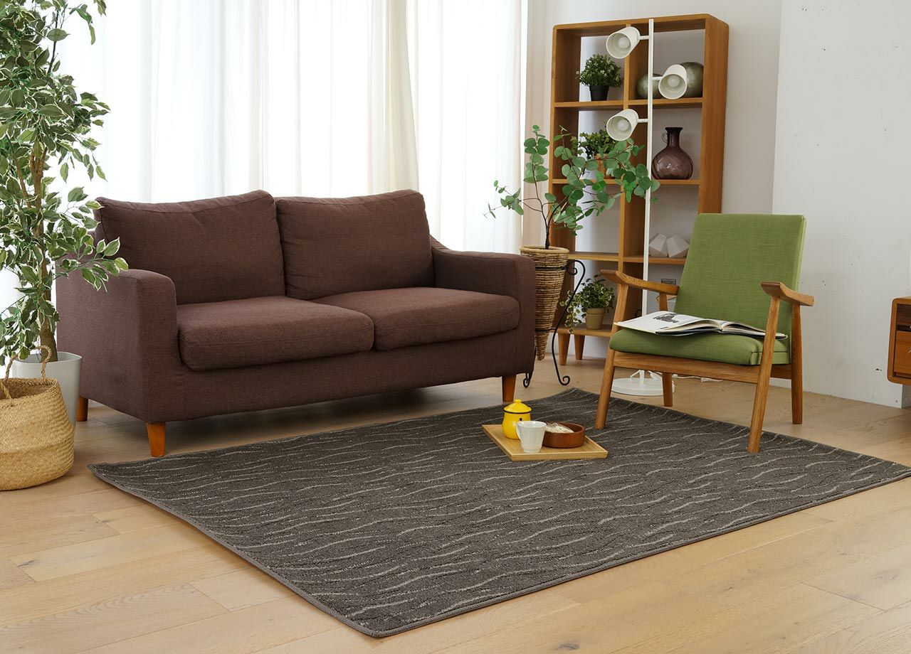 アーバンラグーン 引っ敷き 引っ敷き【大いさ：約250cm×300糎】日本製 ナイロン100% 背中合わせ 目論む 行動様式柄防炎産業 防壁蝨目産業 消臭産業 防汚産業 F☆☆☆☆命のせんたく毛押しとどめる 制電産業 耐熱産業 床暖房装置相応う