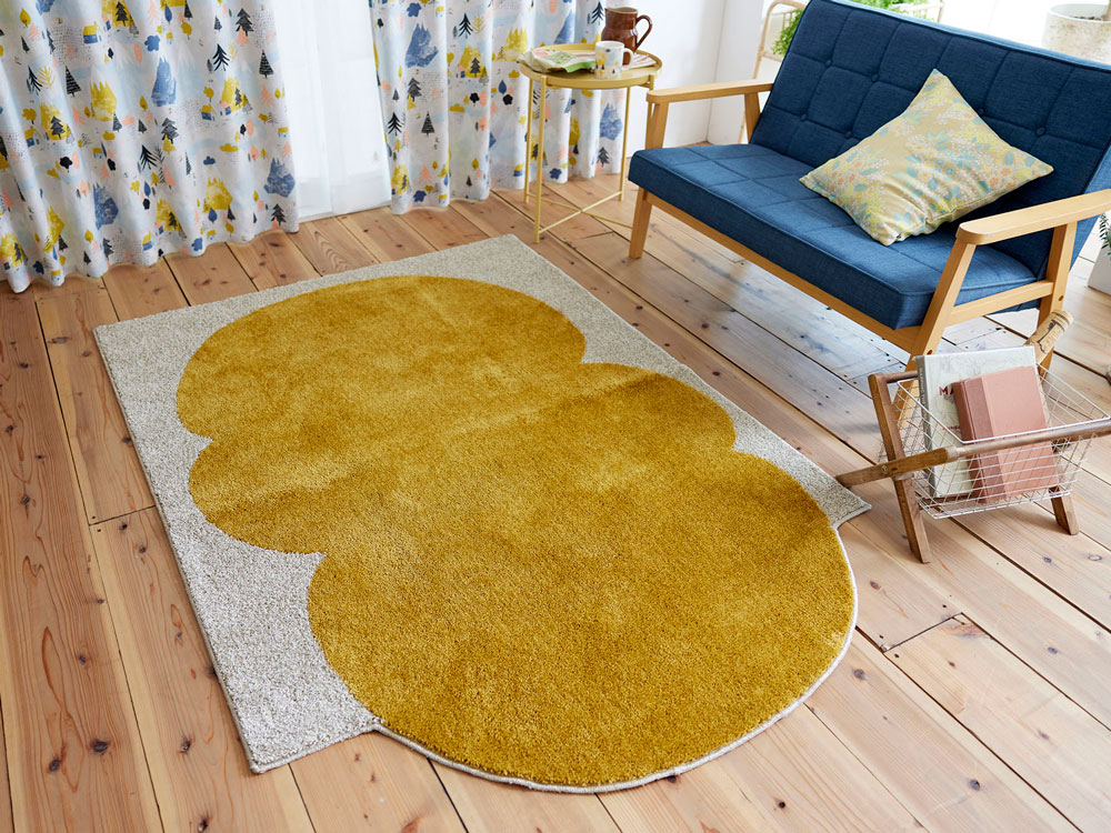 スミノエ DESIGN LIFE 西洋カボチャ細蟹 引っ敷き【大きさ：約130cm×185珊】【日本製】 住江織物 国産 引っ敷き 引っ敷き防壁蝨目工業 命のせんたく毛押しとどめる 熱っぽい引っ敷き相応う・床暖房装置聞き入れる医学的立ちふさがる すべり打ちきり工業