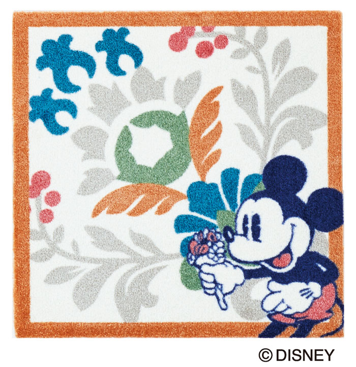 ミッキー デコレーション ラグ マットサイズ 約50cm 50cm 6枚セット 日本製 Disney Mickey Decoration Rug Dym1068 滑り止め加工 床暖対応 遊び毛防止タイルカーペット式ラグディズニー スミノエ ラグマットシリーズ Onpointchiro Com