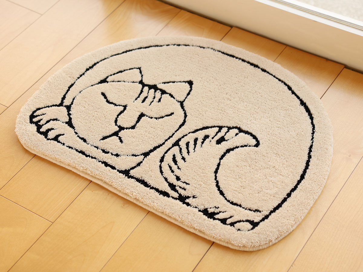 リサ・ラーソン スッシー ダイカット つや消し【大いさ：約50cm×70糎うつり変わり】[QB1488-65]デザイナーズブランド名 LISA LARSON 日本製幼児用便器聞き届ける 滑りにくい産業 入り口・入口つや消し 御部屋つや消し
