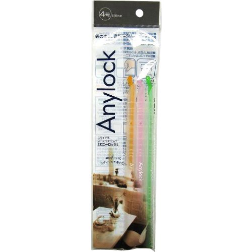 Anylock エニーロック 4号×3本 ピンク・オレンジ・グリーン L185 スナック菓子 詰替え コーヒー 調味料 ポテトチップ ポイント消化 おせち 材料 保存 ワンコイン おかき お煎餅画像