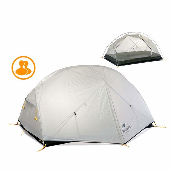 D型カラビナ付 Naturehike Monger スポブラ 2人用テント 自立式 耐水圧 4000mm 超軽量 超軽量 自立式 ダブルウォールテント キャンプテント ダブルレイヤーuv40 紫外線防止 ハイキング アウトドア ビーチテント 簡易テント ポップアップテント ドームテント 防水テント