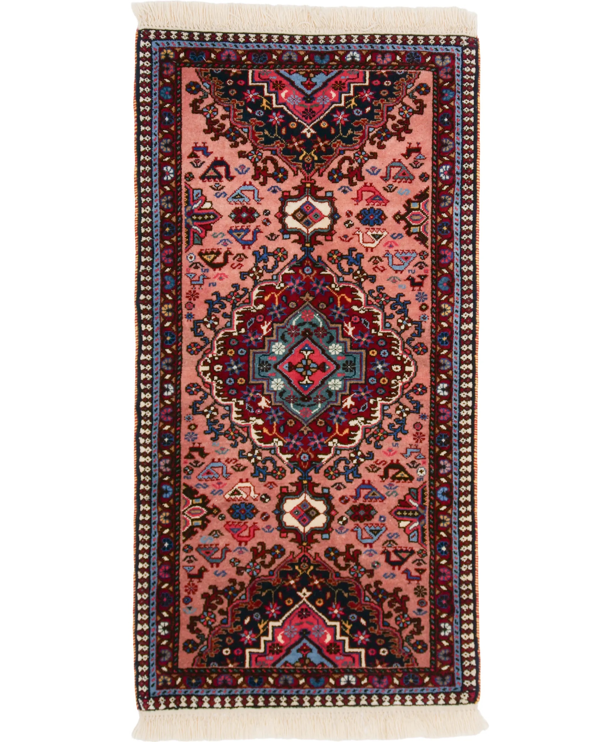 楽天市場】ペルシャ絨毯 ヤラメ 約60cm x 92cm 玄関マット リビング