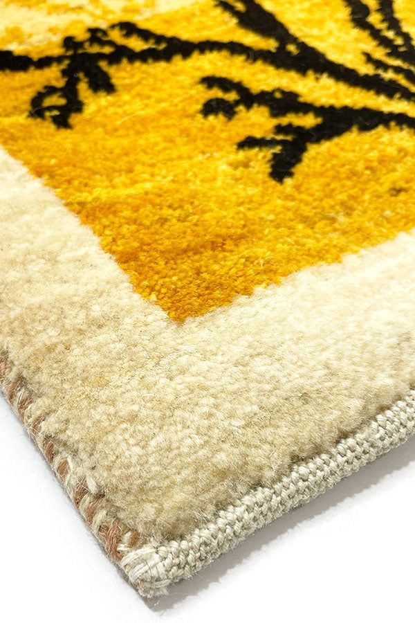2021人気の ペルシャギャッベ 約50cm x 81cm 玄関サイズ レッド ウール ...