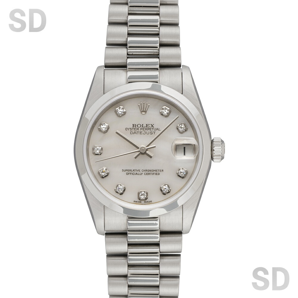 楽天市場】ROLEX ロレックス ボーイズサイズ デイトジャスト PT