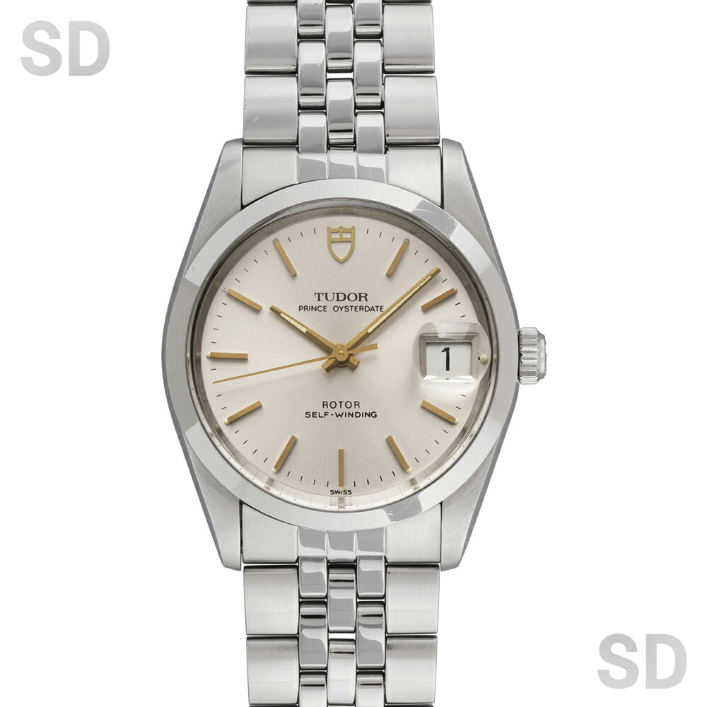 【無利子60回貸し付け金】TUDOR チューダー 大公 オイスターデイト 74000N しろがね色 メンズ 【中古】