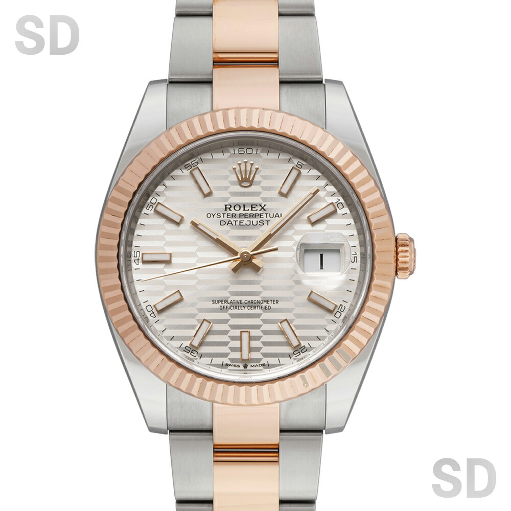 楽天市場】ロレックス デイトジャスト 41 126303 ゴールデン