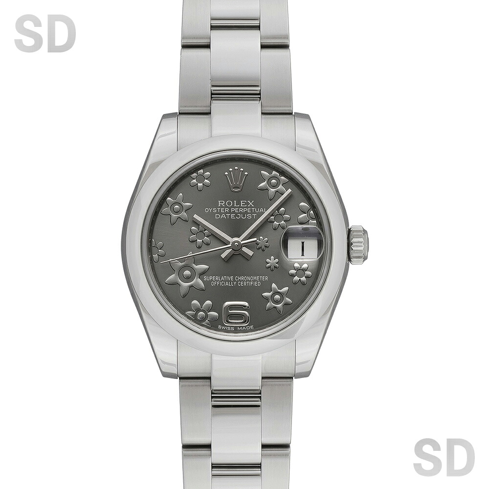 【無金利60回ローン】ROLEX ロレックス デイトジャスト31 178240 グレーフラワー ボーイズ 【中古】｜ロレックス専門店サテンドール