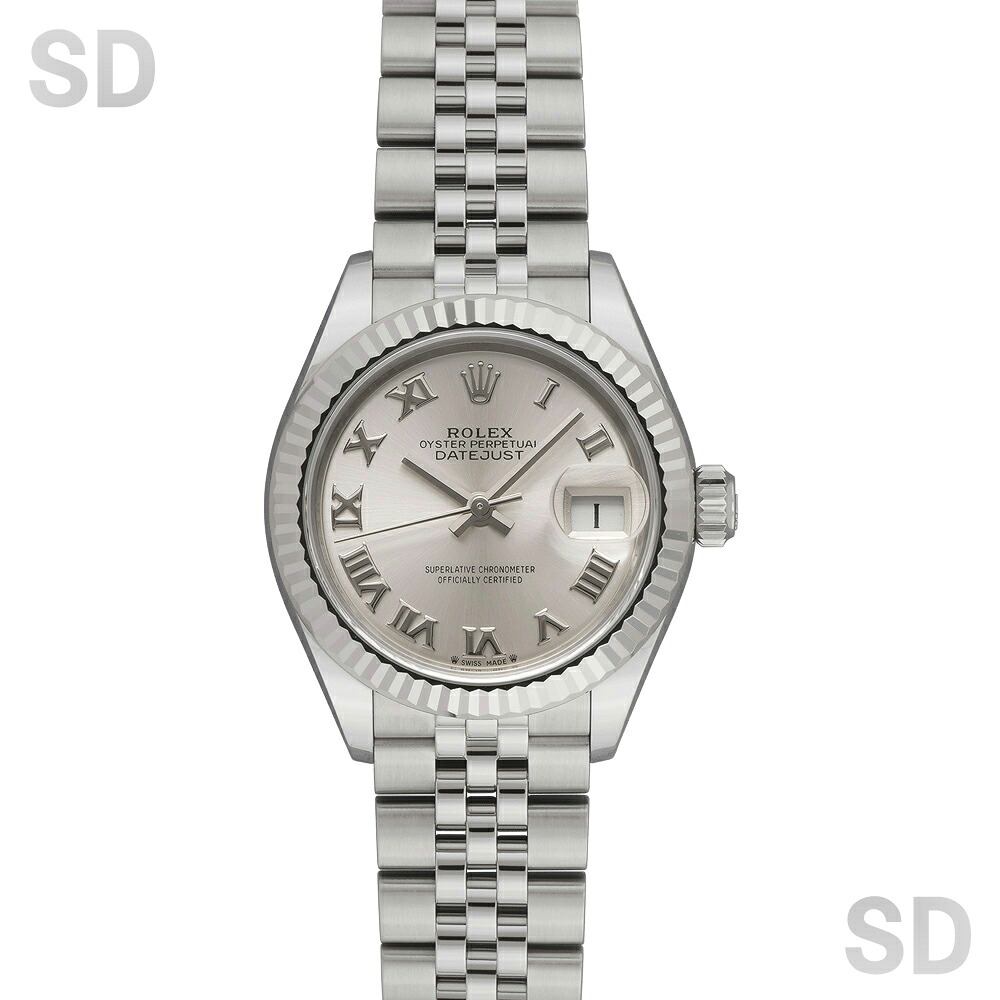 【無金利60回ローン】ROLEX ロレックス デイトジャスト28 279174 シルバー/ローマ レディース 【中古】
