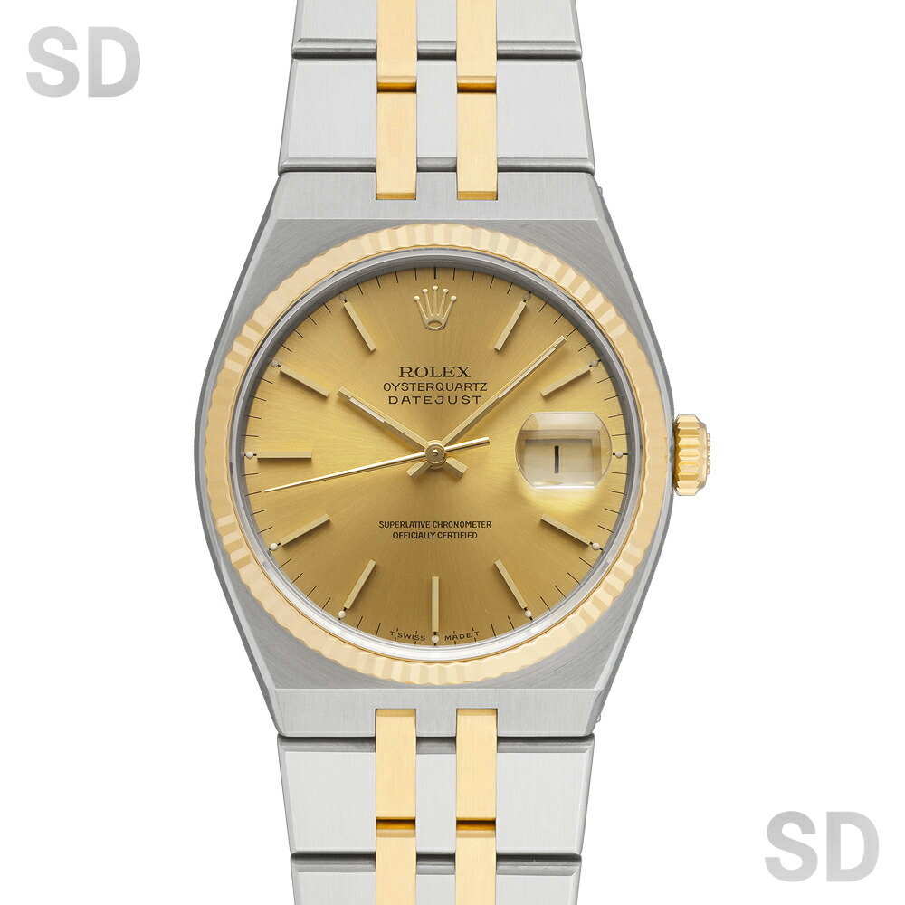 【無金利60回ローン】ROLEX ロレックス デイトジャスト オイスタークォーツ 17013 シャンパン メンズ 【ヴィンテージ・アンティーク】