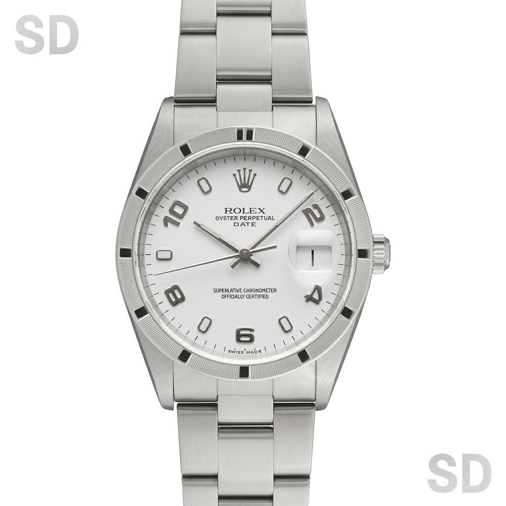 【無金利60回ローン】ROLEX ロレックス パーペチュアルデイト 15210 ホワイト/飛びアラビア メンズ 【中古】|ロレックス専門店サテンドール