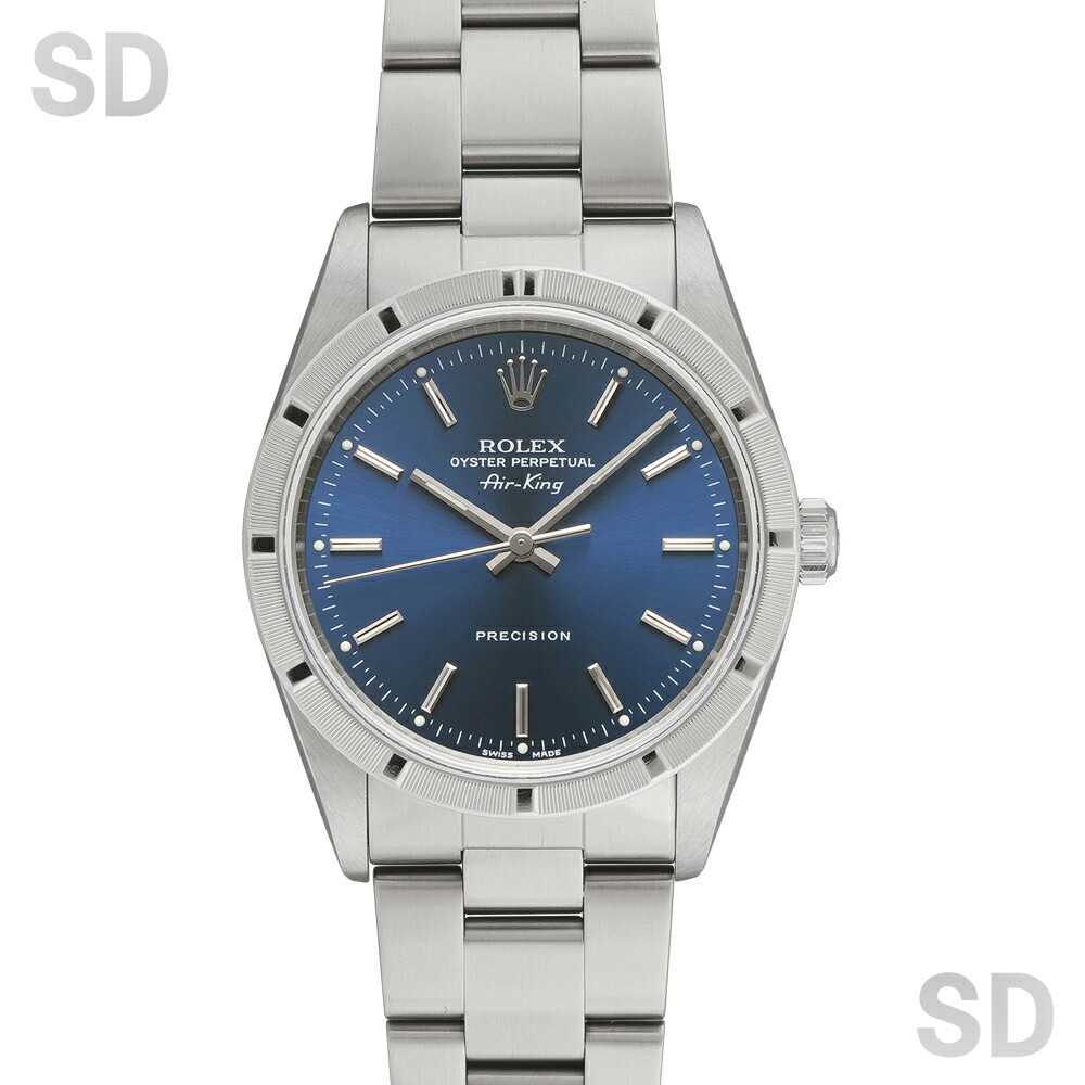 【無金利60回ローン】ROLEX ロレックス エアキング 14010 ブルー メンズ 【中古】｜ロレックス専門店サテンドール