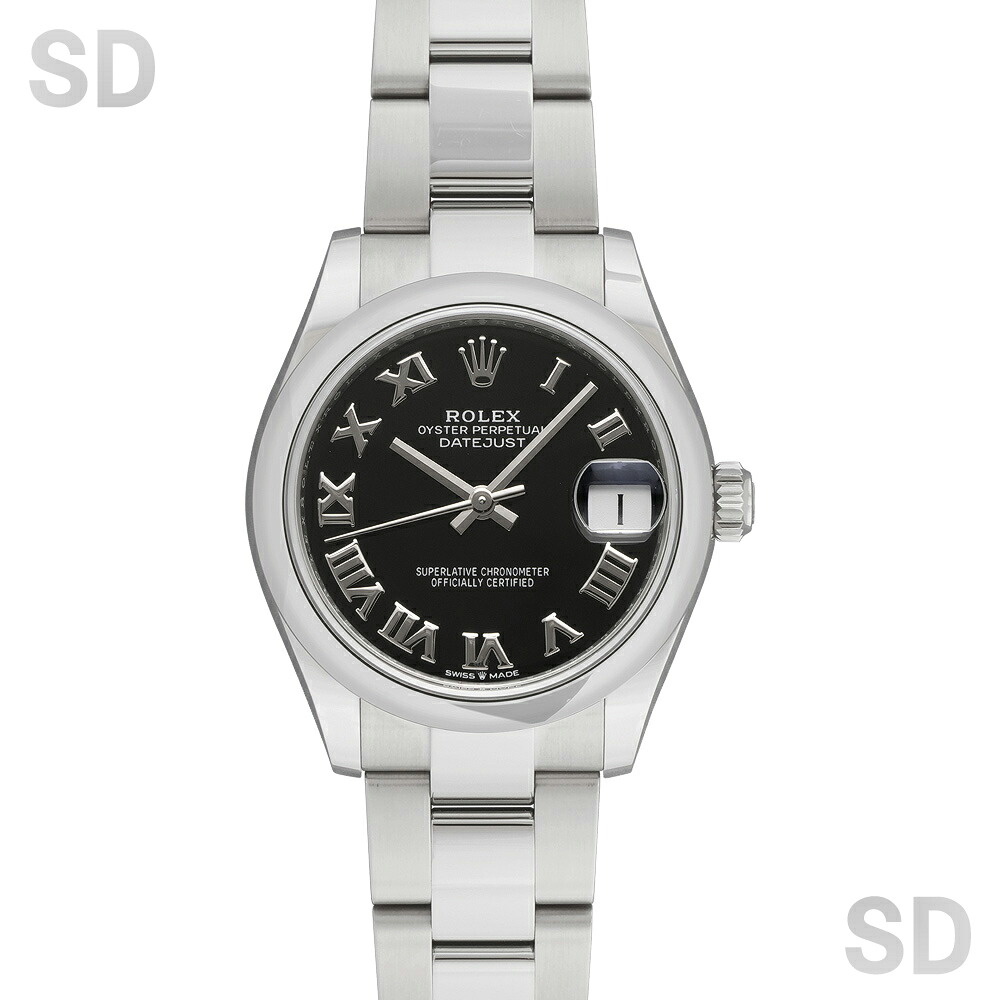 【無金利60回ローン】ROLEX ロレックス デイトジャスト31 278240 ブラック/ローマ ボーイズ 【中古】|ロレックス専門店サテンドール