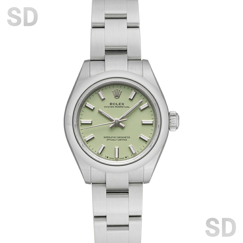 【無金利60回ローン】ROLEX ロレックス オイスターパーペチュアル28 276200 ピスタチオ レディース 【中古】