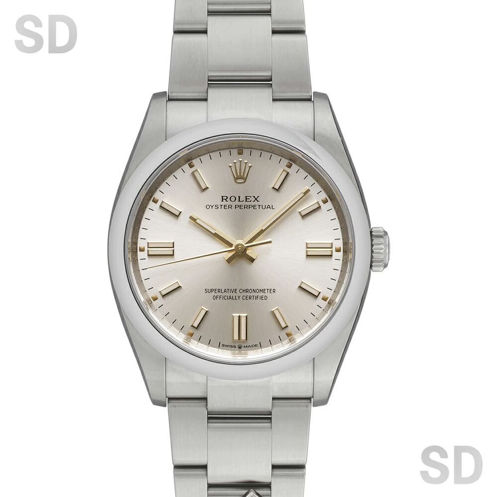 【無金利60回ローン】ROLEX ロレックス オイスターパーペチュアル36 × ドミノピザ 126000 シルバー/ドミノピザ メンズ 【中古】