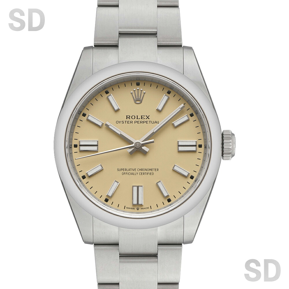 【無金利60回ローン】ROLEX ロレックス オイスターパーペチュアル41 134300 ベージュ メンズ 【新品】