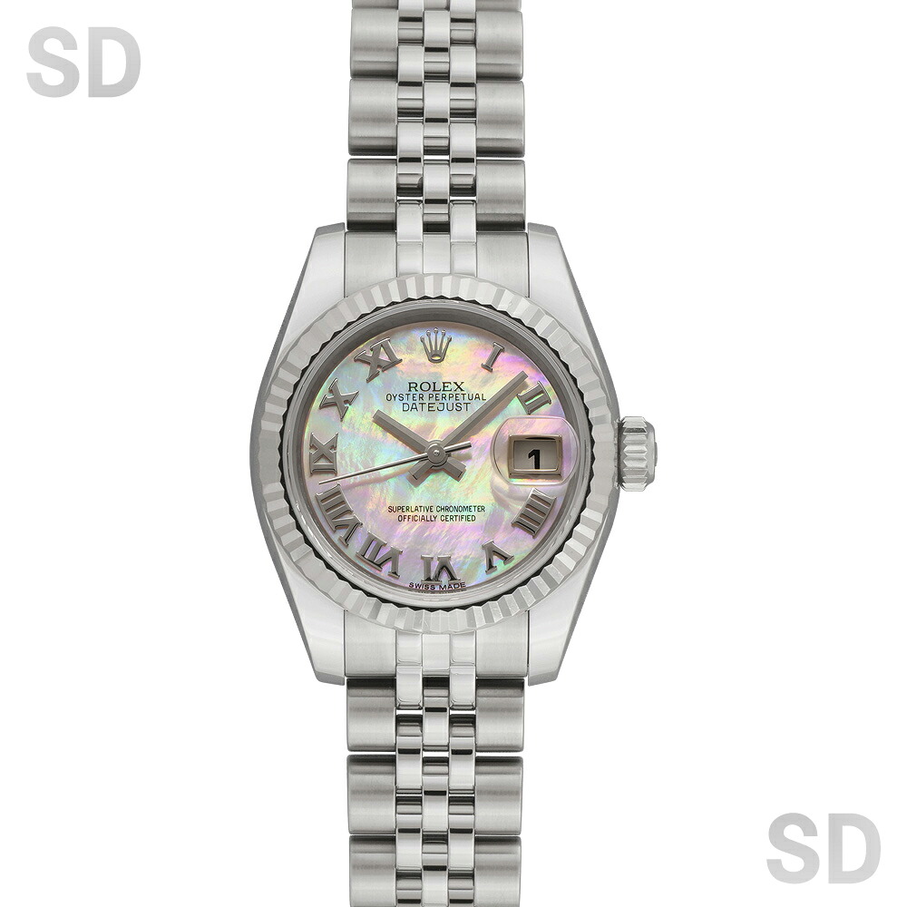 【無金利60回ローン】ROLEX ロレックス デイトジャスト26 179174NR ピンクシェル/ローマ レディース 【中古】|ロレックス専門店サテンドール