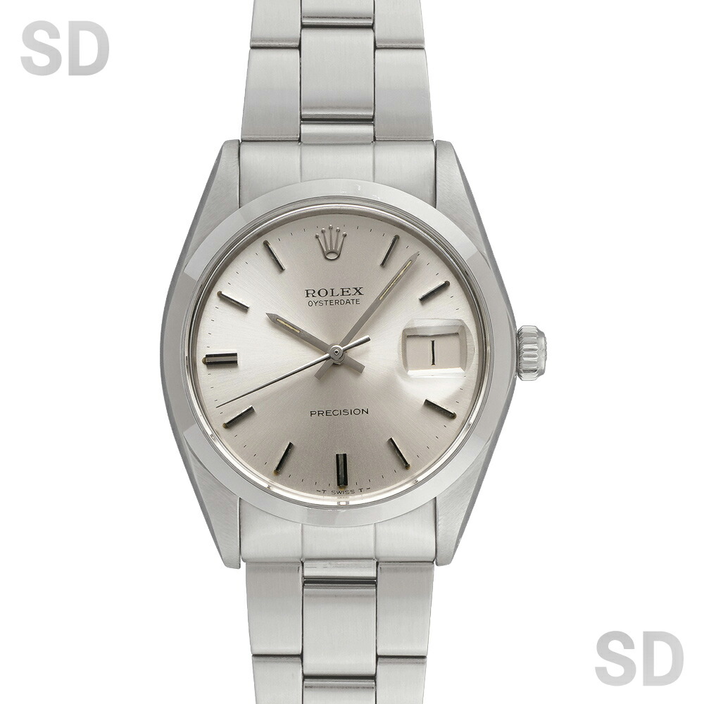 【無利息60回貸し付け金】ROLEX ロレックス オイスターデイト/手巻き 6694 しろがね色 メンズ 【ヴィンテージ・アンティーク】