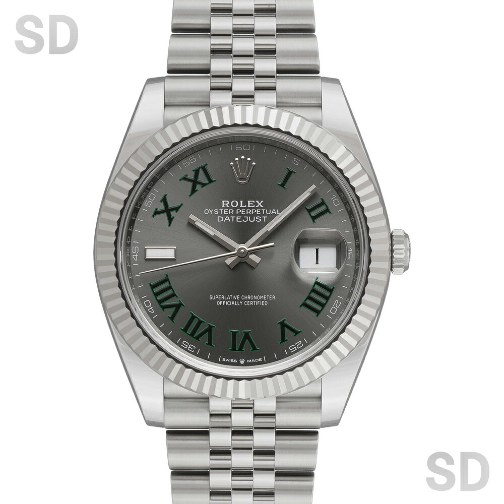 【無金利60回ローン】ROLEX ロレックス デイトジャスト41 126334 スレート/ローマ メンズ 【中古】｜ロレックス専門店サテンドール