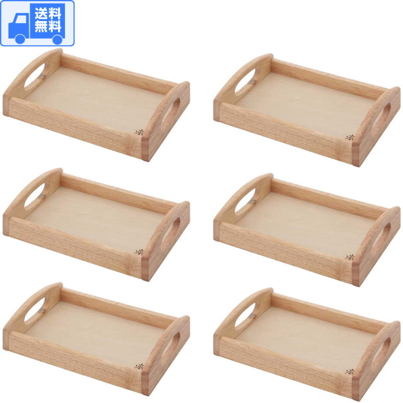 楽天市場】木製トレー 超ミニサイズ【６個セット】(サイズ約21×14.5cm 