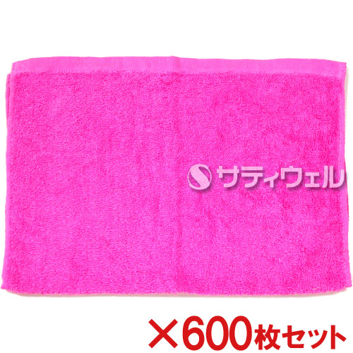 【送料無料】 犬飼タオル　 洗車タオル　約34×52cm　ピンク　176-2　 600枚セット