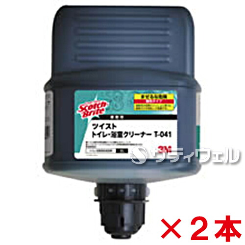 【送料無料】３Ｍ　 スコッチ・ブライト　ツイストトイレ・浴室クリーナー（除菌剤配合） T-041　2L　 2本セット
