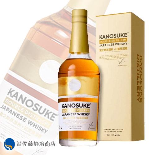 嘉之助 シングルモルト DOUBLE DISTILLERY 700ml 箱付 – 柴田屋