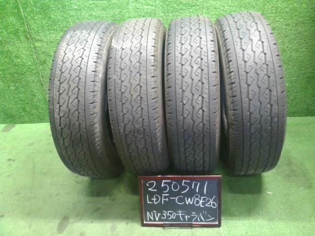【中古】15インチ 夏 ノーマルタイヤ 195/80R15 ブリヂストン 23年製 V600 自社品番250571 21,622円