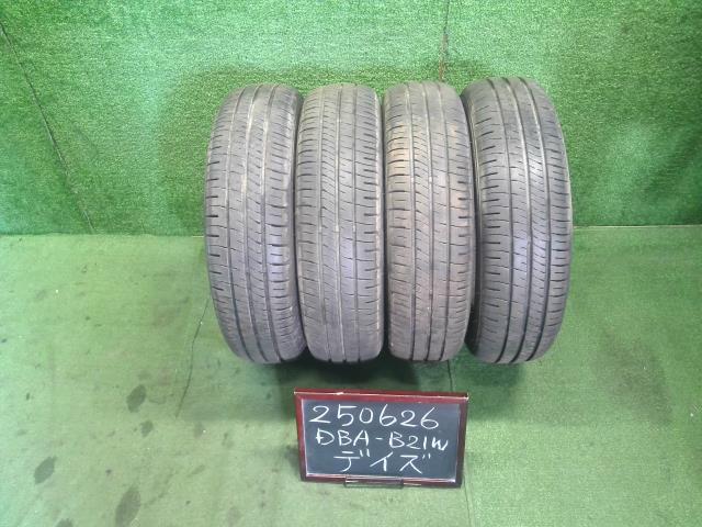 【中古】155/65R14 サマー タイヤ 夏タイヤ ダンロップ ENASAVE EC204 エナセーブ 自社品番250626 SLN/W13