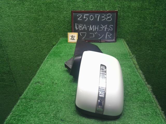 【中古】ワゴンＲ DBA-MH34S 左　サイドミラー ドアミラー 847Y2-72MV4 自社品番250738 Z7T