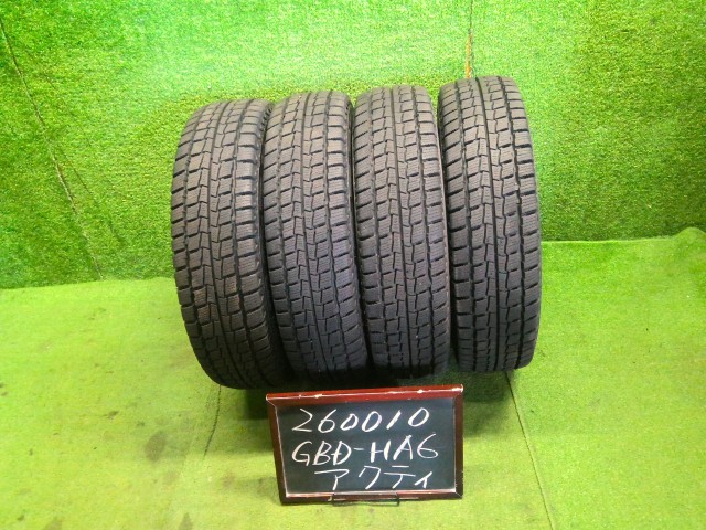 【中古】冬　スタッドレス　ハンコック　12インチ　23年製　RW06　145R12　アクティ　HA6　外し 自社品番260010 PB70