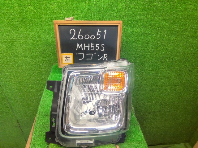 【中古】ワゴンＲ DAA-MH55S 左ヘッドランプＡＳＳＹ 35320-63R00 自社品番260051 Z2S
