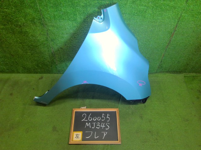 【中古】フレア DBA-MJ34S 右 フロント フェンダー 1A14-52-111B 自社品番260055 ZJH